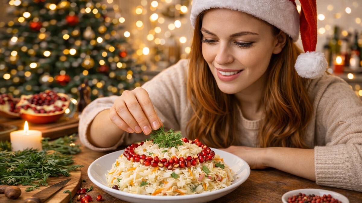 Квашеную капусту — на новогодний стол: шеф-повар предложила 3 рецепта нарядных салатов