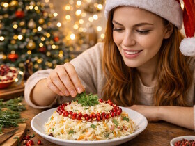 Квашеную капусту — на новогодний стол: шеф-повар предложила 3 рецепта нарядных салатов