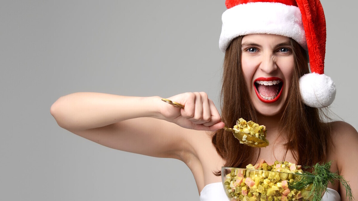 "Это перебор": что будет, если на ПП съесть майонезные салаты в новогоднюю ночь