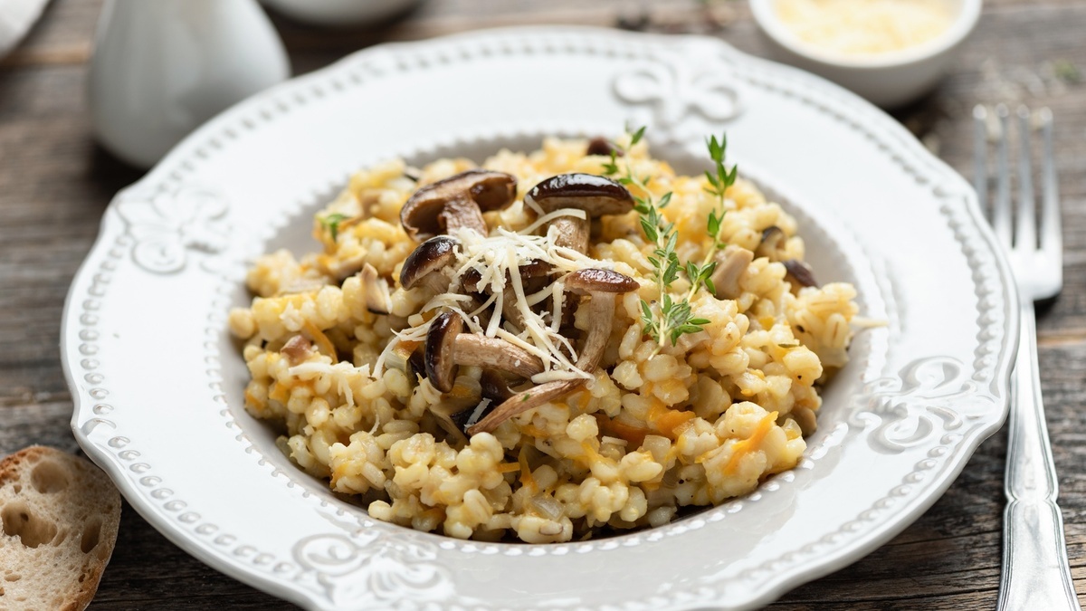 Никто не поверил, что ризотто получилось из советской крупы — уровень ресторана, не иначе!