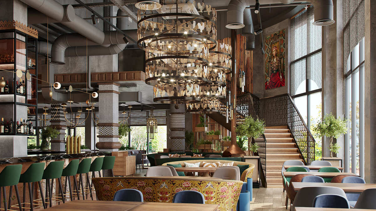 Ресторанный интерьер 2026 глазами экспертов: материалы и технологии, которые формируют атмосферу и уникальный опыт гостей Ресторанный интерьер 2026 глазами экспертов: материалы и технологии, которые формируют атмосферу и уникальный опыт гостей