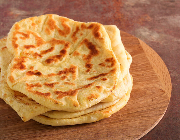 500 мл кефира — и целая гора лепешек: жарю вместо хлеба к обеду