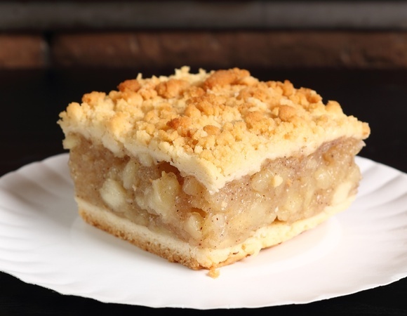 Насыпной яблочный пирог всегда получается: не знаю, как встречала гостей без рецепта "3 стакана" 