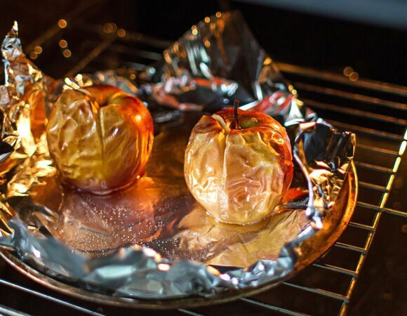 Лекарство для моего желудка: беру обычные яблоки, фарширую творогом и убираю в духовку