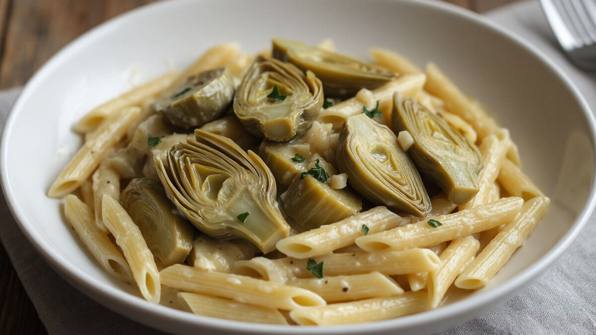 Испытано на муже: он поверил, что я шеф-повар, когда попробовал эту пасту с артишоками и сыром