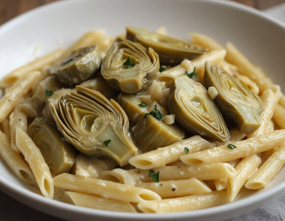 Испытано на муже: он поверил, что я шеф-повар, когда попробовал эту пасту с артишоками и сыром