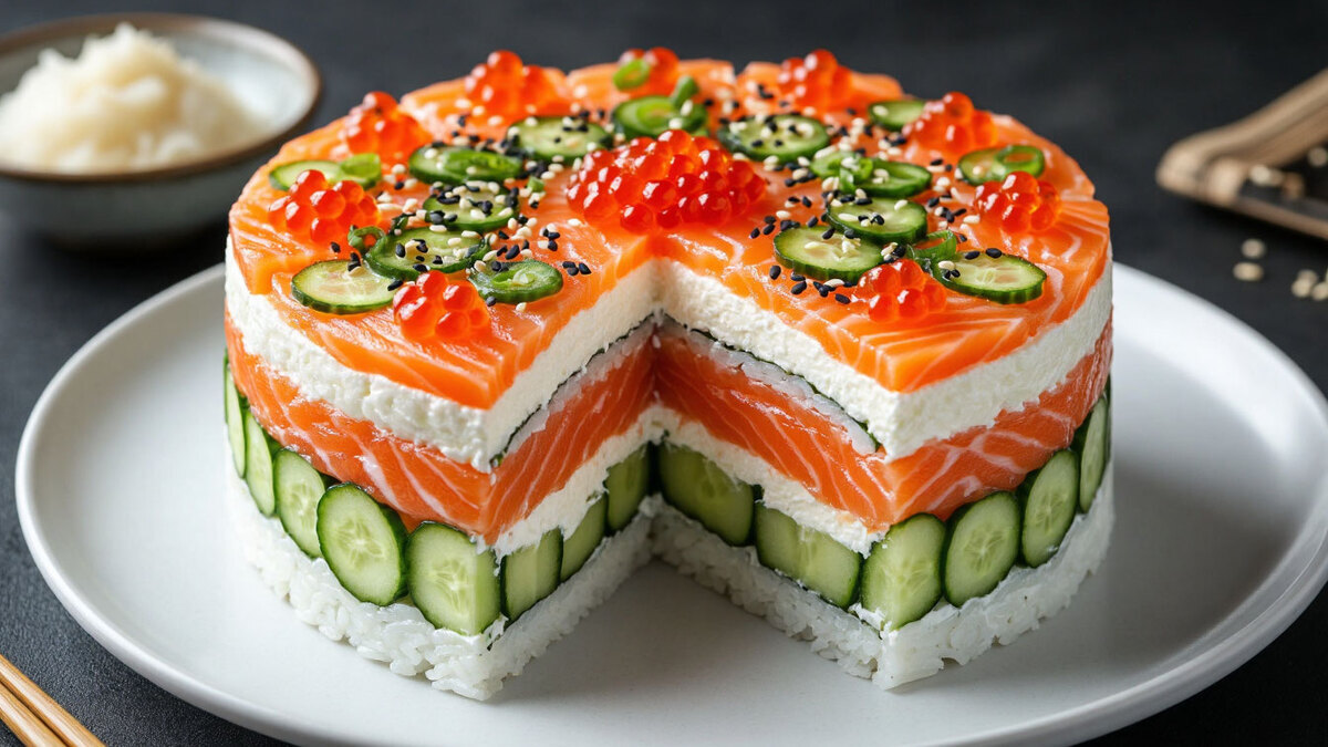 Роллы на новый лад: кто придумал суши-торт и зачем я делаю его для праздников
