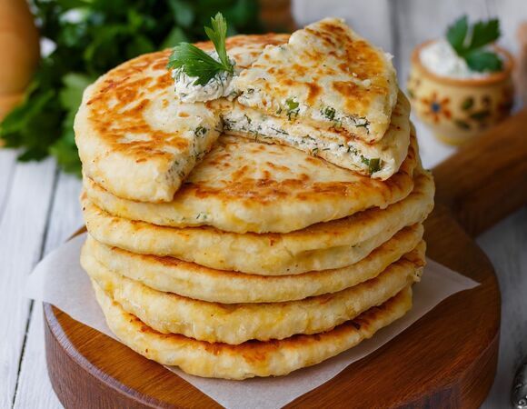 Обжарила с двух сторон и подала: делаю "ленивые" хачапури на сковороде — муж попробовал и побежал за цветами