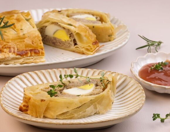 На Пасху готовлю не только куличи: этот французский рулет с вареными яйцами покорил всех моих близких