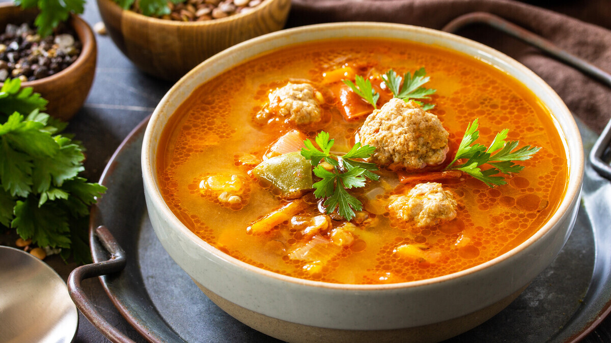 Рецепт выходного дня: по секрету добавляю в суп с фрикадельками одну крупу — получается бесподобно Рецепт выходного дня: по секрету добавляю в суп с фрикадельками одну крупу — получается бесподобно