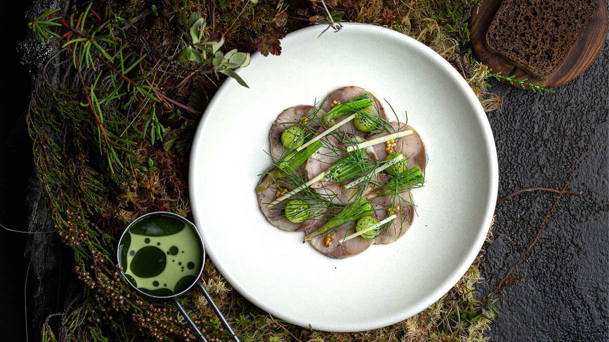 Такое вы точно не пробовали: рецепт карпаччо из скумбрии с яблоком и огурцом от шеф-повара Андрея Аникеева