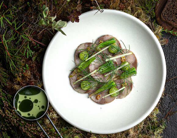 Такое вы точно не пробовали: рецепт карпаччо из скумбрии с яблоком и огурцом от шеф-повара Андрея Аникеева