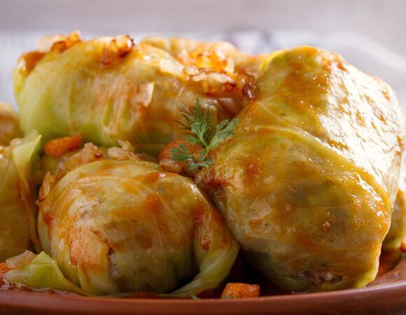 Перемешиваю грибы с пшеном и начиняю капустный лист: от моих постных голубцов без ума даже "мясные брюшки"