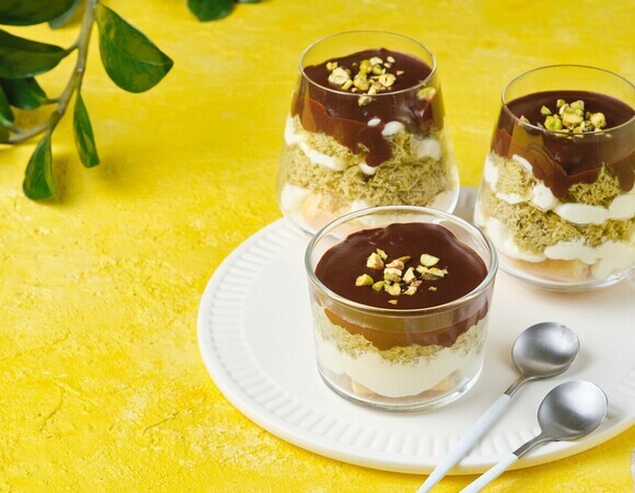 Дубайский шоколад на завтрак: готовлю фисташковый пудинг с чиа — утро сразу добрее