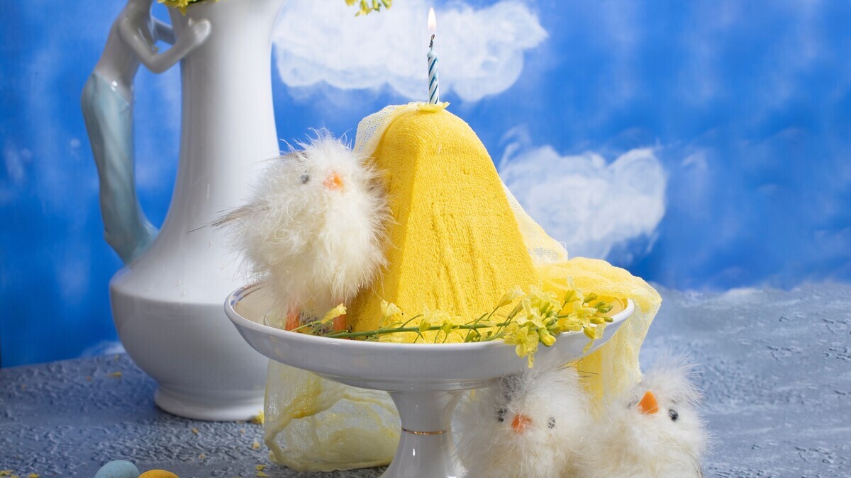 Повторила лимонную пасху с начинкой — берем цедру и 2 "секретных ингредиента": на случай, если не любите творог 