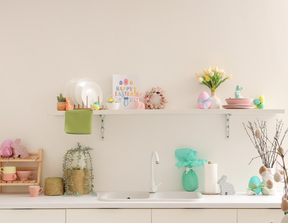 Не праздную Пасху, пока не украшу кухню: вот какой декор делаю за копейки, чтобы получить "вау-эффект"