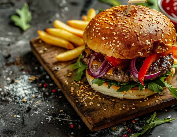 Три ярких бургера для любителей фастфуда: готовим дома вкуснее, чем в кафе!