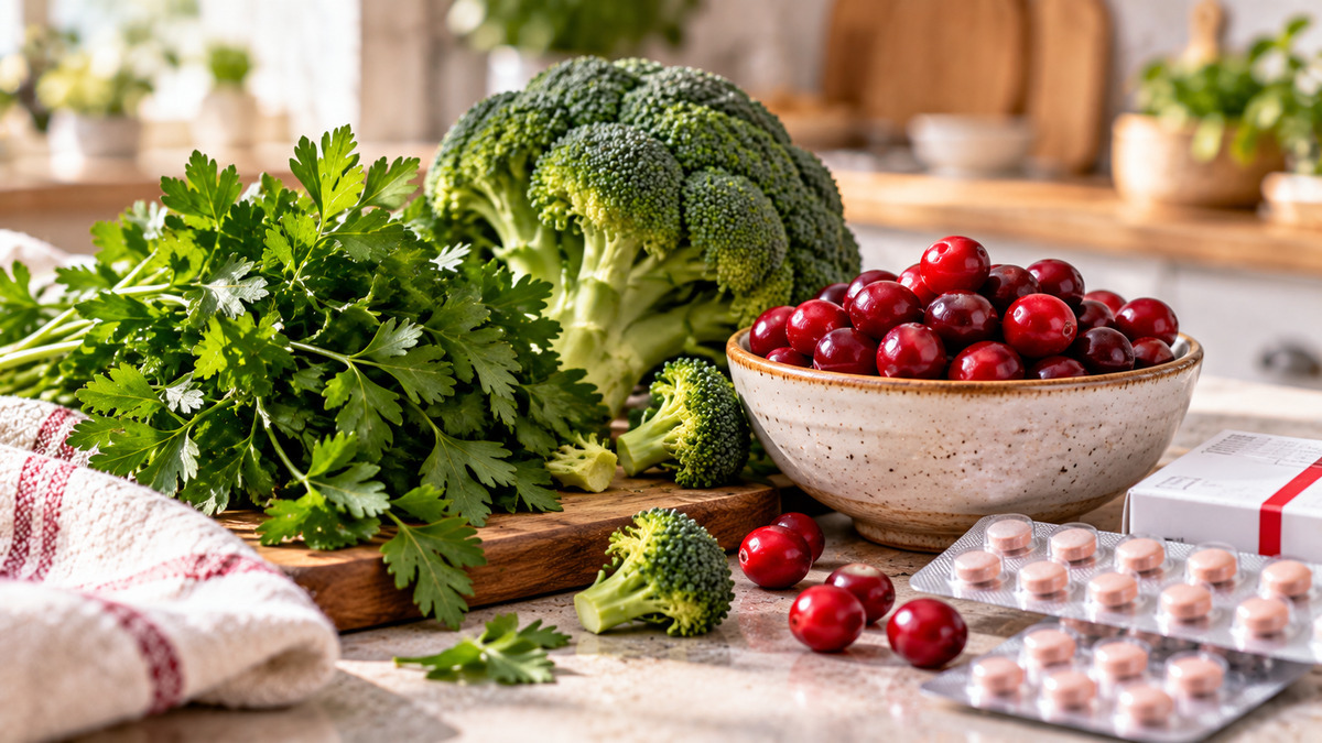 Петрушка, брокколи и клюква: названы продукты, несовместимые с антикоагулянтами Петрушка, брокколи и клюква: названы продукты, несовместимые с антикоагулянтами
