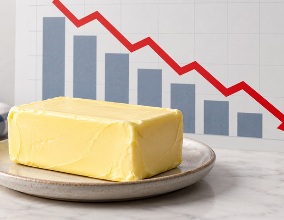 В России цена на сливочное масло упала почти на 40% за неделю: только есть нюанс