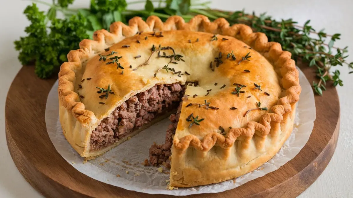 Горячее на Новый год можете приготовить в ноябре — мясной пирог дождется праздника в морозилке