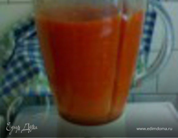 Томатный суп-пюре разлить по тарелкам.подавать посыпав тёртым сыром.