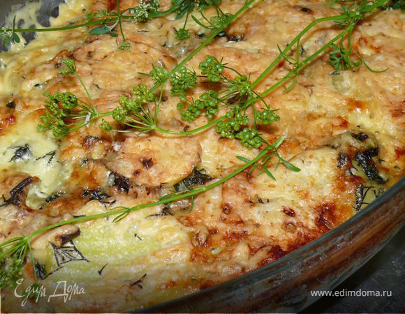 Подать, украсив зеленью( у меня это веточки цветущей петрушки), но, конечно же, укроп - идеальное решение!