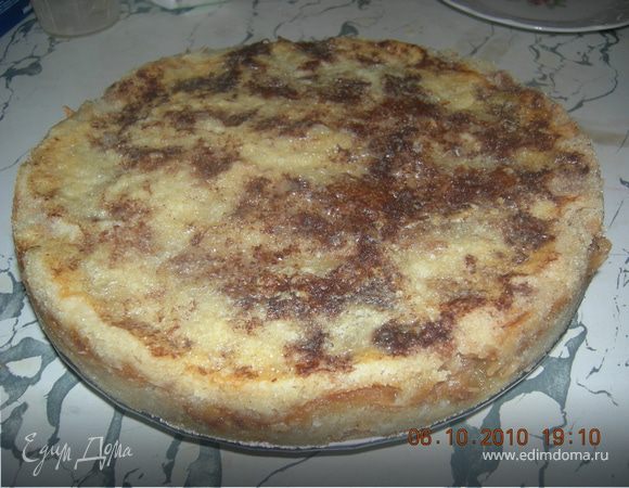 Сверху равномерно натираем масло.Посыпаем корицей.
Ставим в хорошо разогретую духовку на 1 час на небольшом огне.
Достать, остудить, вытащить из формы.
Приятного аппетита!