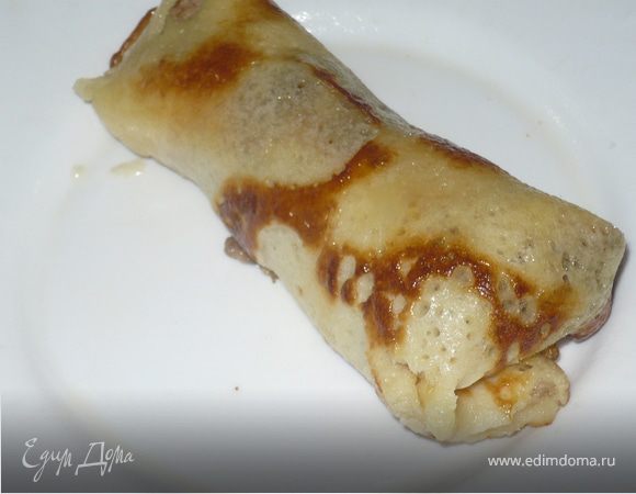 Завернуть мяско в блинчики и готово! Наиприятнейшего аппетита!