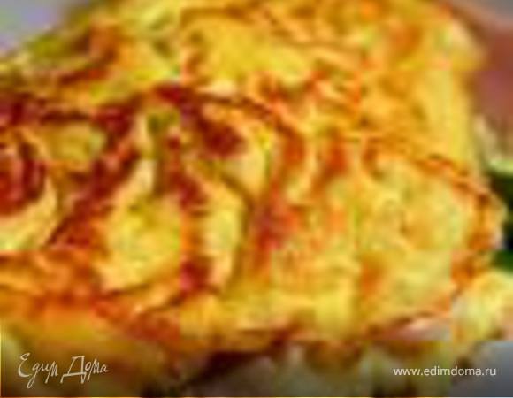 Выложить готовый омлет на тарелку и украсить дольками помидора и рубленой зеленью.

ПРИЯТНОГО АППЕТИТА!