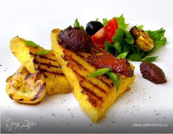 К семге можно подать лимонный майонез в качестве соуса,поленту и свежий салат на гарнир.

ПРИЯТНОГО АППЕТИТА!