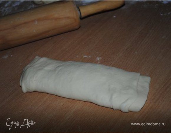 а затем по всей длине.