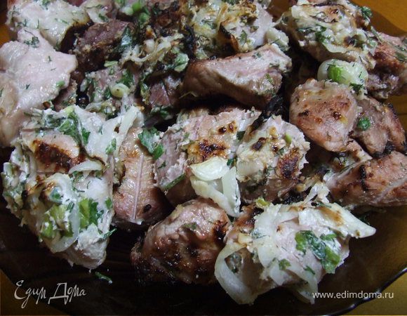 Шашлык готов, можно подавать на стол!