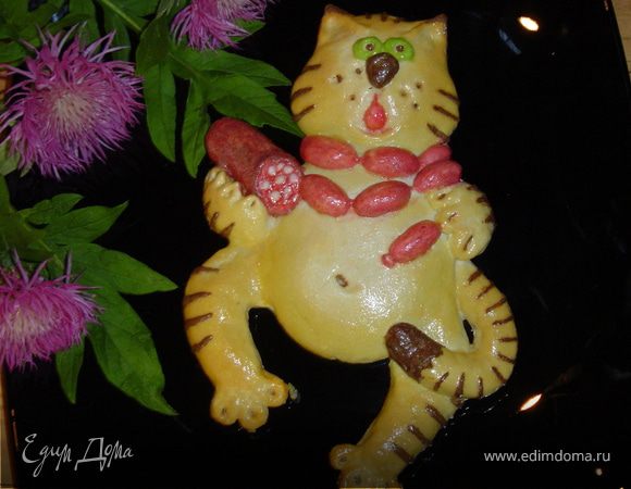 Вот и готов симпатичный котишка!