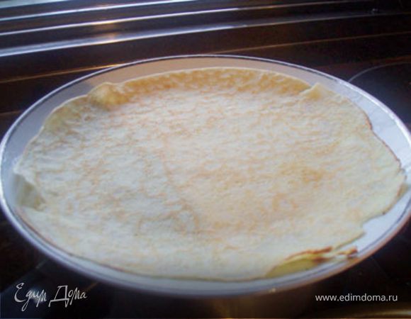 Смешать все компоненты на блины и пожарить из полученного теста 10блинов.
