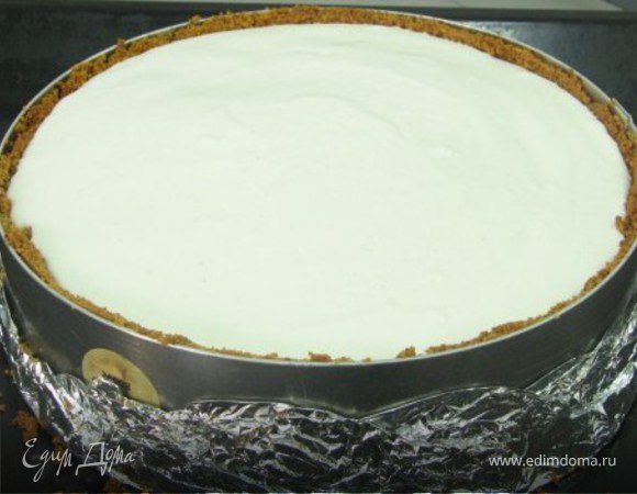 Начинка:
С помощью блендера смешать в единую массу сливки сахар ваниль соль сок лимона.Добавить муку и аккуратно перемешать
Акуратно по одному  перемешивая добавить яица
Всю начинку выложить в остывшее тесто и выпечь примерно 5 мин при темп 160 гр


