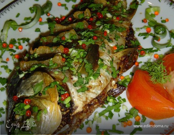 Посыпаем рубленой зеленью и наслаждаемся чудесным вкусом!