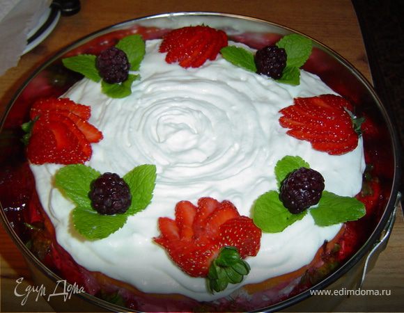 Вот такой получился тортик!