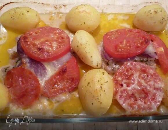 Затем накрыть фольгой и запекать еще 15 минут.