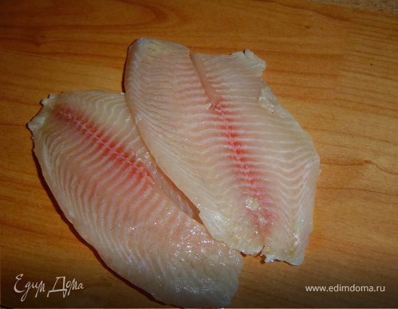 Для этого рецепта нам понадобится филе любой морской рыбы.