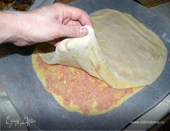 7. Накрыть вторым "блинчиком".