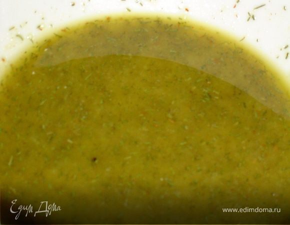 добавляем оливковое масло и хорошо перемешиваем.