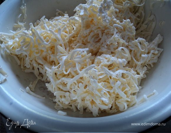 маргарин натереть на крупной терке