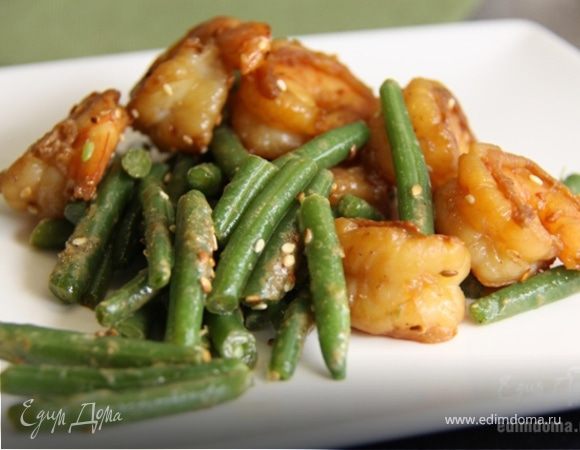 Не забываем украсить кунжутными семенами:-)