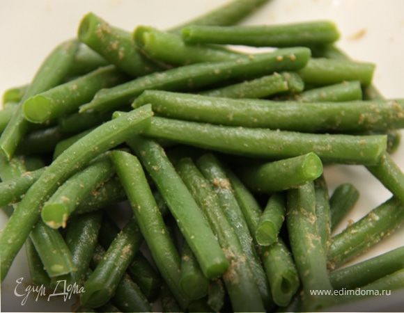 Смешиваем с кунжутной пастой. 