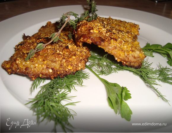 Подавать с зеленью и полезным гарниром. Приятного аппетита!
