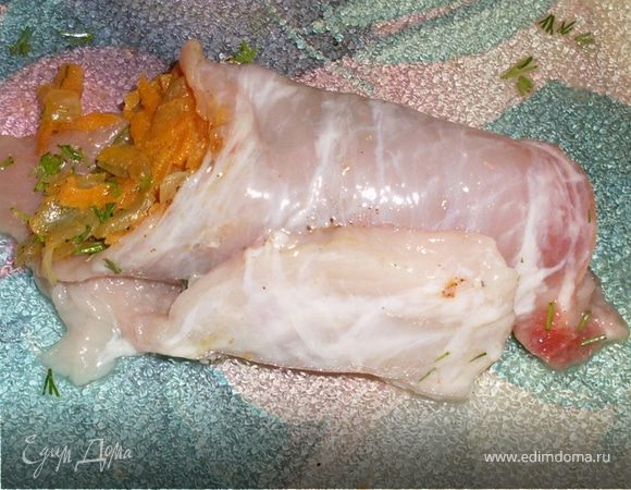 Свернуть рулетиком  