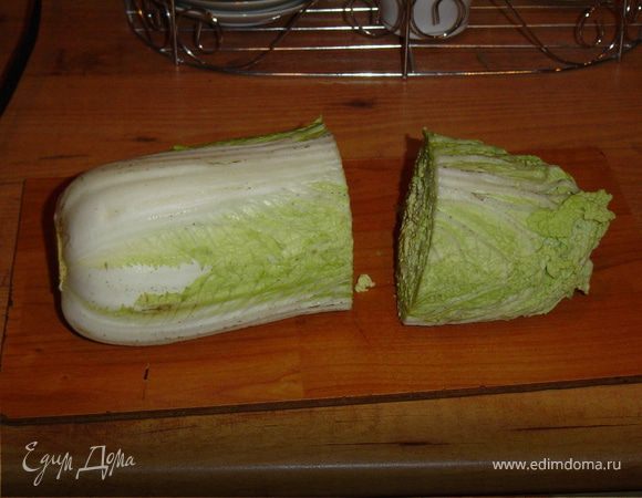 и обрезаем верхнюю часть с листьями.