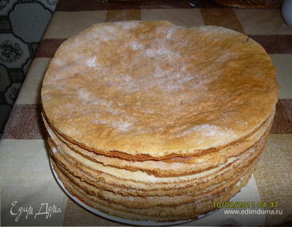 Вот наши готовые коржи