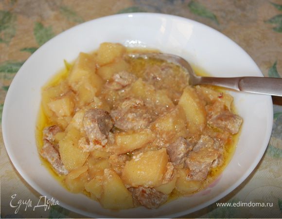 Вобщем-то жаркое готово! Но я даю ему немного "отдохнуть" (накрыть крышечками, выключить духовку и оставить его там) - через пару часов блюдо еще вкуснее!