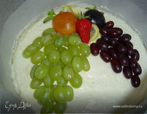 Торт украшаем по усмотрению.